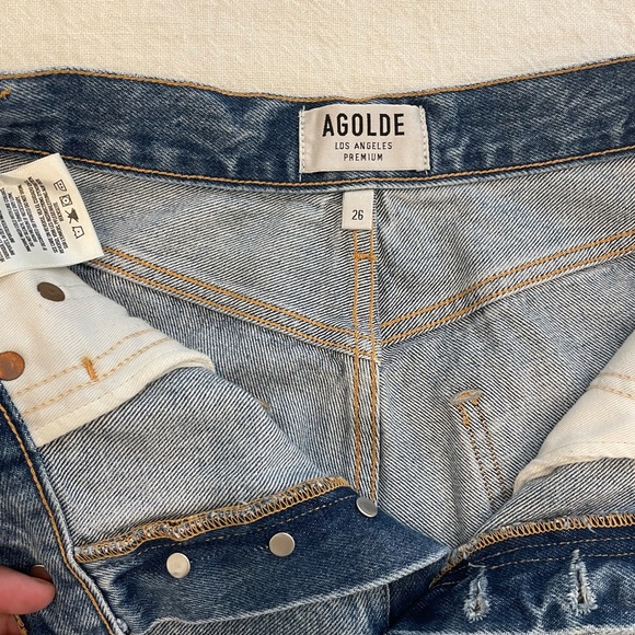 Agolde Dee vintage high rise shorts - Picture 4 of 6